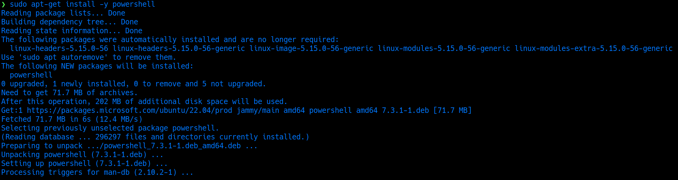 Windows PowerShell on Linux